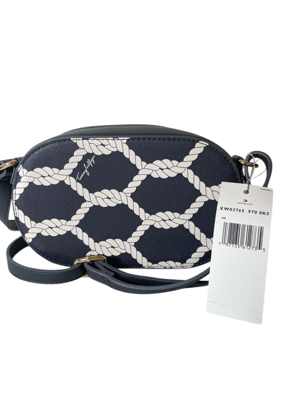 Bolso cruzado Tommy Hilfiger estilo náutico | Navy o Ivory | Original