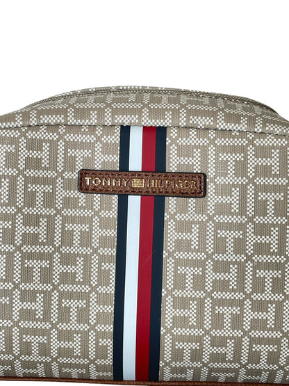 Bolso Tommy Hilfiger Signature Beige con franjas
