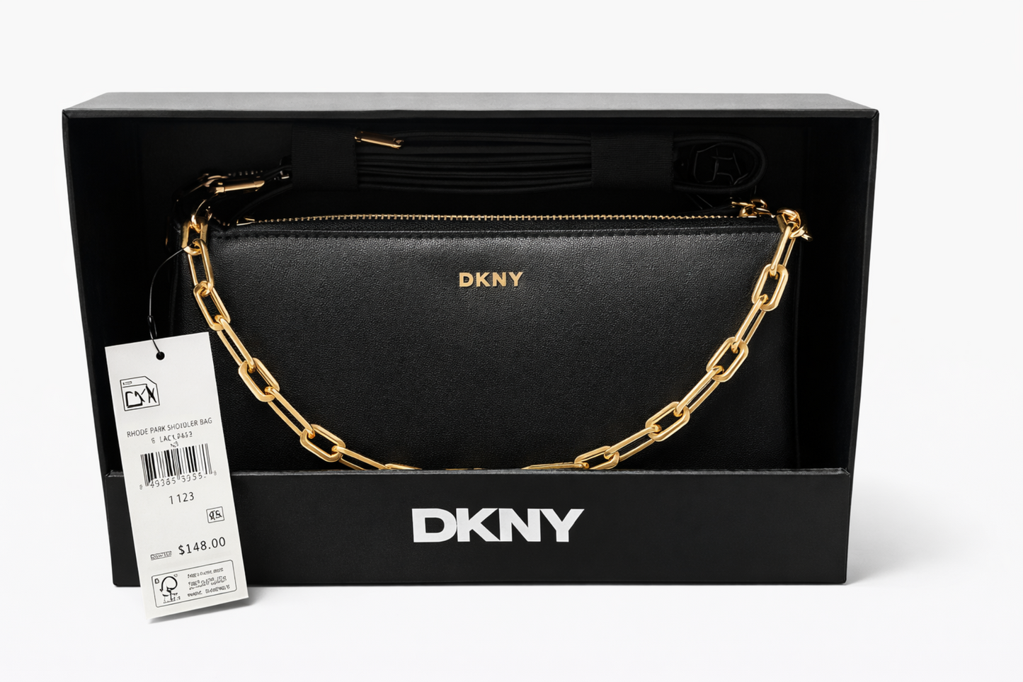 Bolsa de hombro marca DKNY Donna Karan New York para mujer.