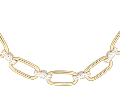 ANNE KLEIN Collar entrelazado.