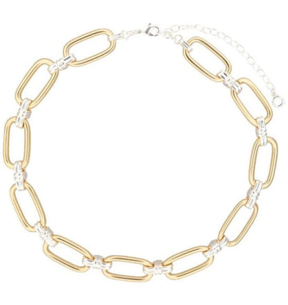 ANNE KLEIN Collar entrelazado.