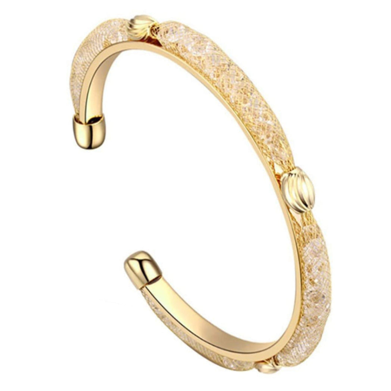 Brazalete Ocean Heart Red Cristales blancos.